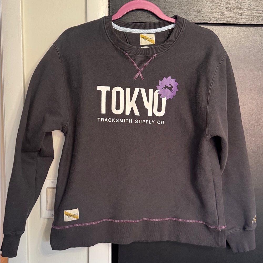 Tracksmith New England Gray Sweatshirt